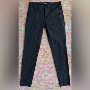 Black Patterned Celebrity Pink Jeans/Pants